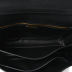 Calfskin Medium Soft Sound Shoulder Bag Black