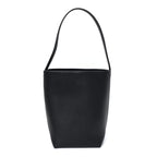 Grained Calfskin Medium N/S Park Tote Black