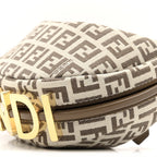 Fabric Jacquard FF 1974 Nano Fendigraphy Hobo Charm Beige