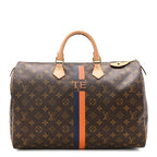 Monogram My LV Heritage Speedy 40 Orange Navy