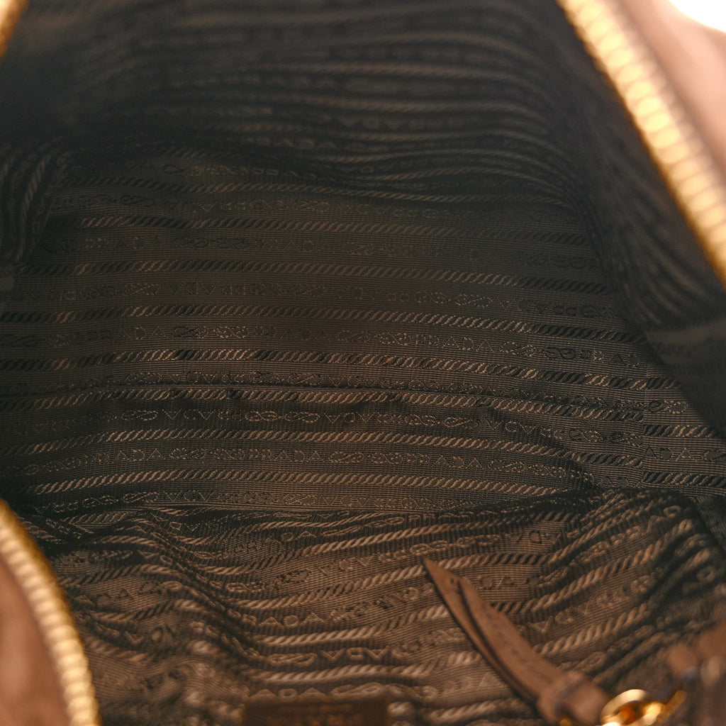 Suede Large Explore Shoulder Bag Cocoa Brown