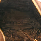 Suede Large Explore Shoulder Bag Cocoa Brown