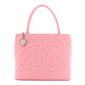 Caviar Medallion CC Tote Light Pink
