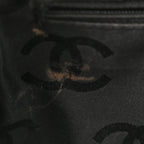 Patent Pony Hair Small Pocket Tote Black