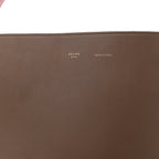 Shiny Smooth Calfskin Small Twisted Cabas Camel Brick