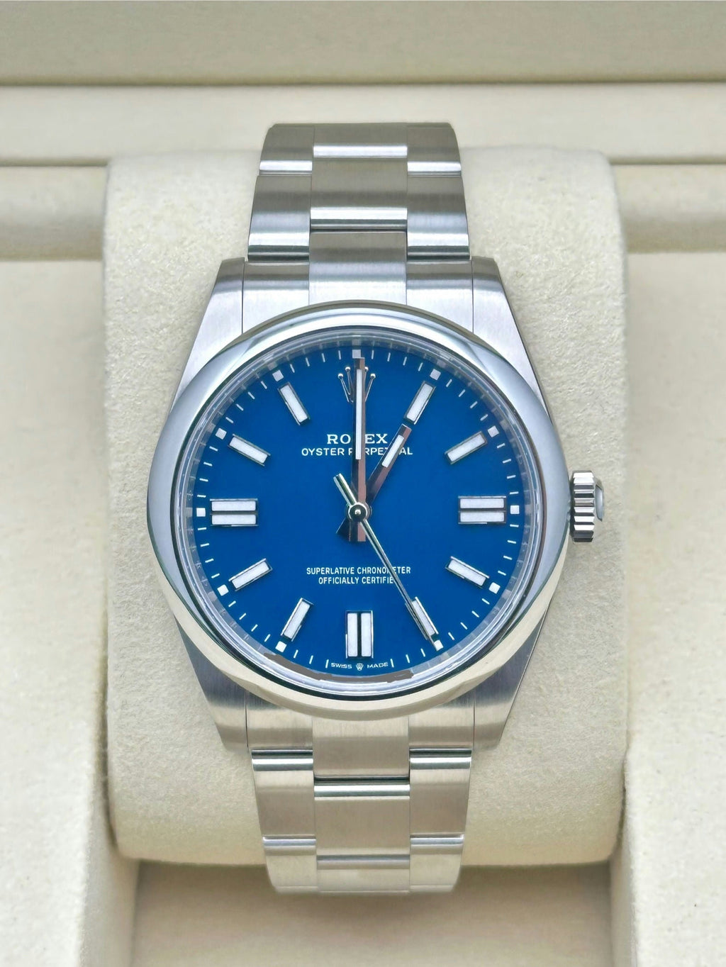 Rolex Oyster Perpetual 41 Blue Dial Oyster Bracelet - 134300 - 2025