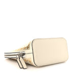 X SEGA Calfskin GUCCY Stars Mini Dome Shoulder Bag Mystic White Gold