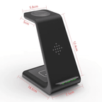 Entronix [3-in-1] Wireless Charging Dock - USB-C/iPhone/iWatch/AirPods