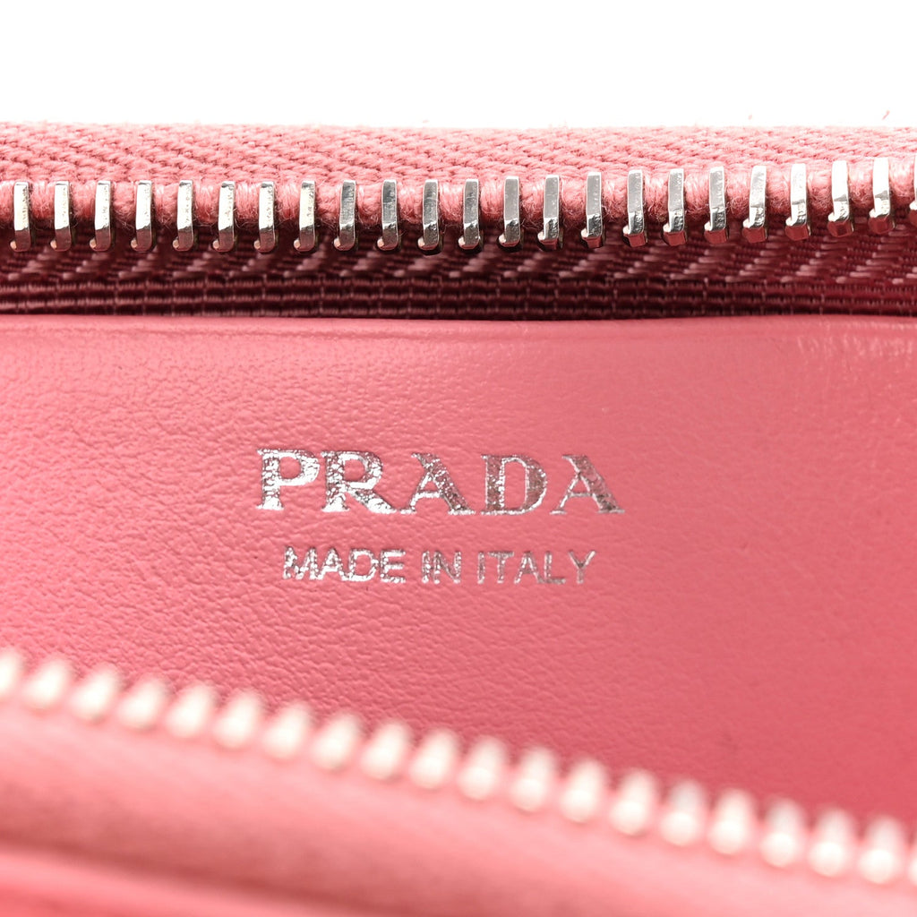 Saffiano Mini Triangle Crossbody Pouch Petalo