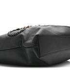 Calfskin Chain 20s Signature Tote Black