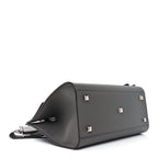 Calfskin Medium Studio Soft Bag Grey