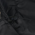 Canvas Web Slim Belt Bag Black