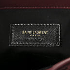 Lambskin Carre Quilted Cassandre Small Bucket Bag Hot Wine