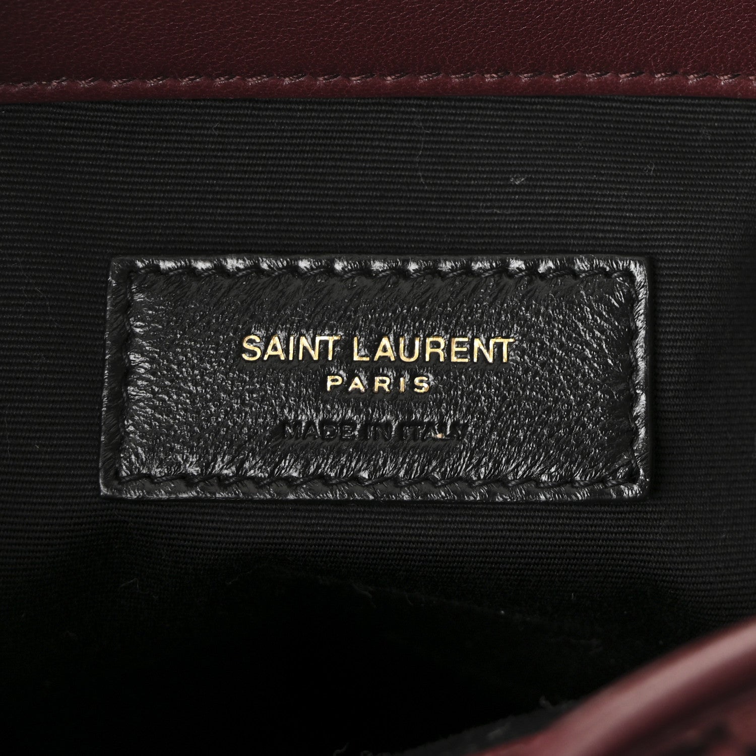 Lambskin Carre Quilted Cassandre Small Bucket Bag Hot Wine