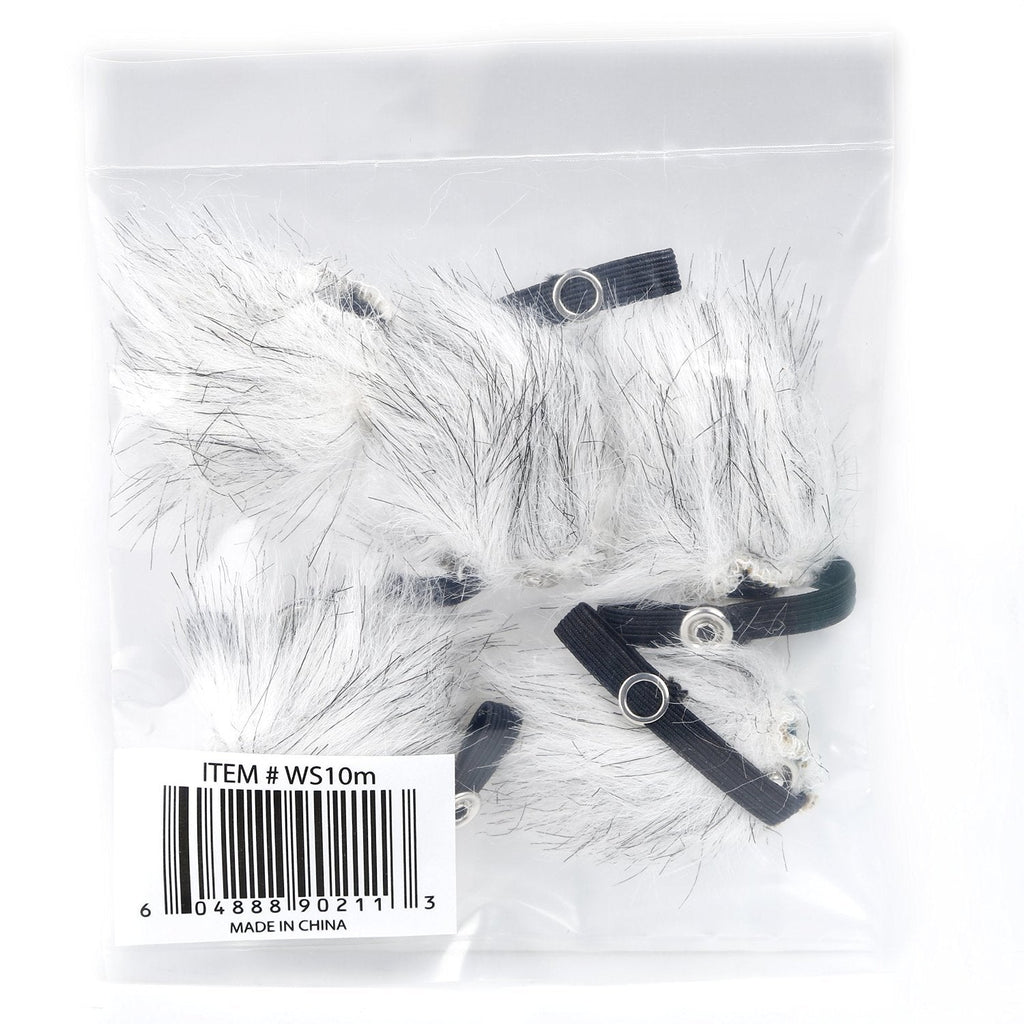 Movo WS10n Universal Furry Mic Windscreen 5 PACK