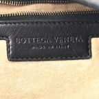 Nappa Intrecciato Medium Veneta Hobo Black