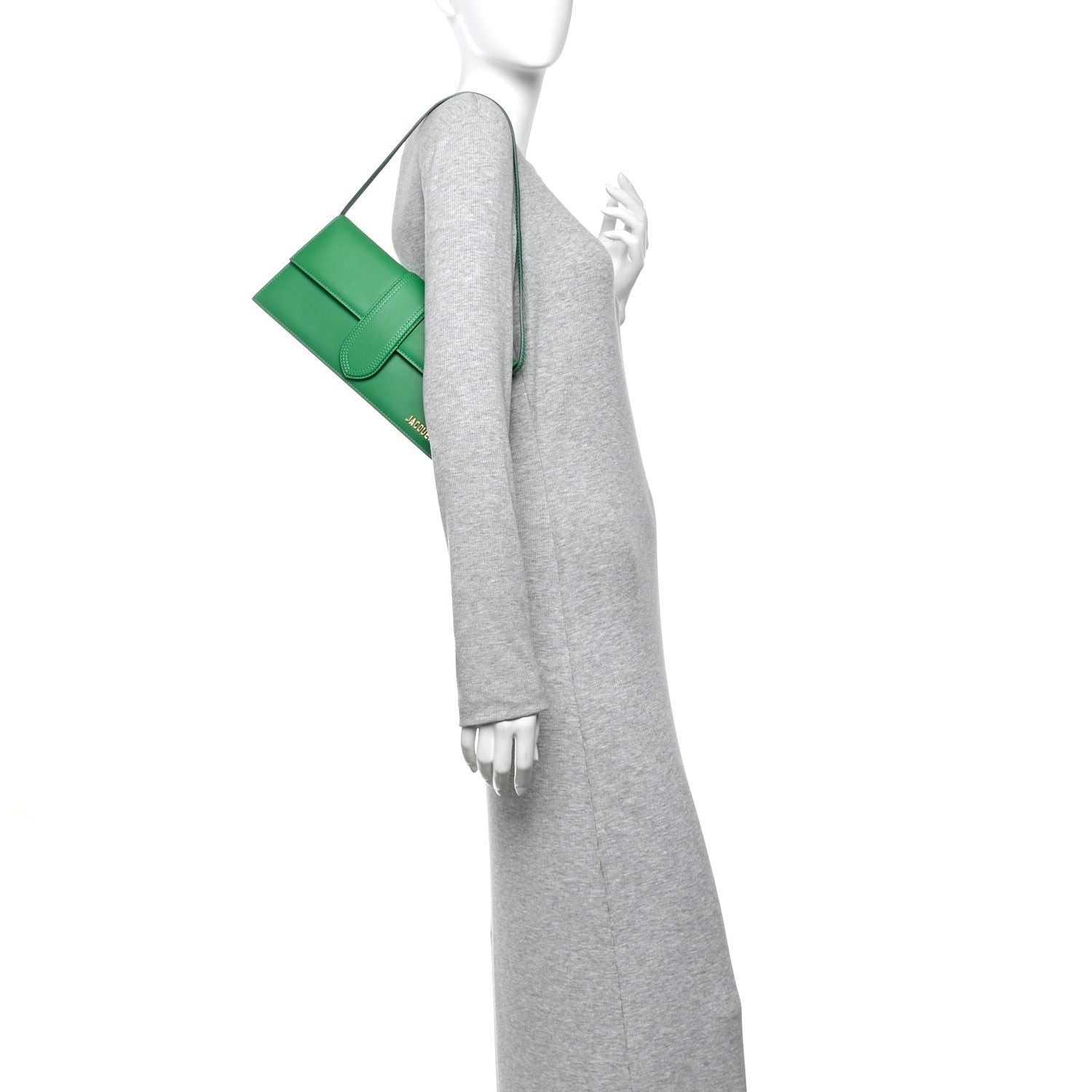 Smooth Calfskin Le Bambino Long Green