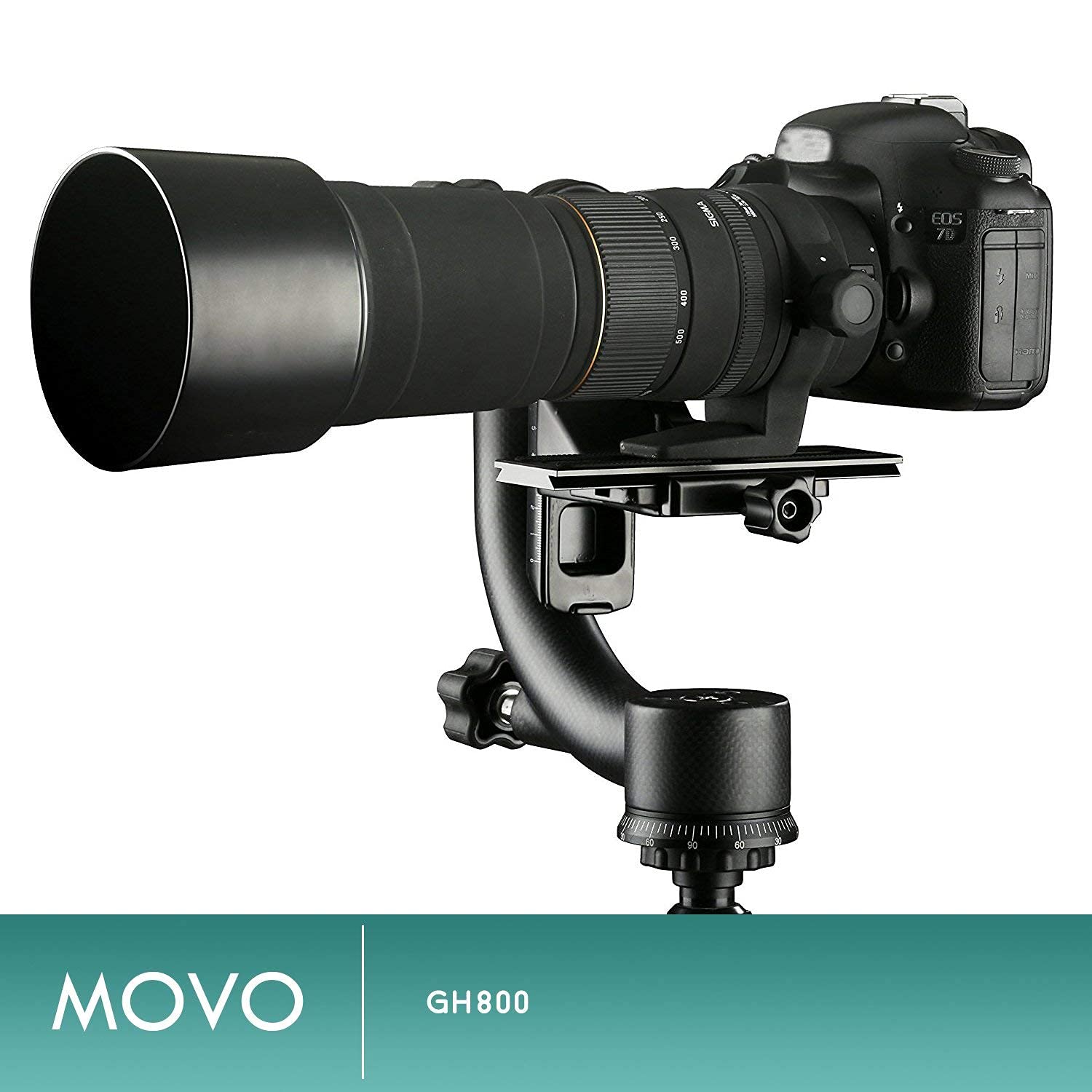 Movo GH800 MKII Carbon Fiber Gimbal Tripod Head