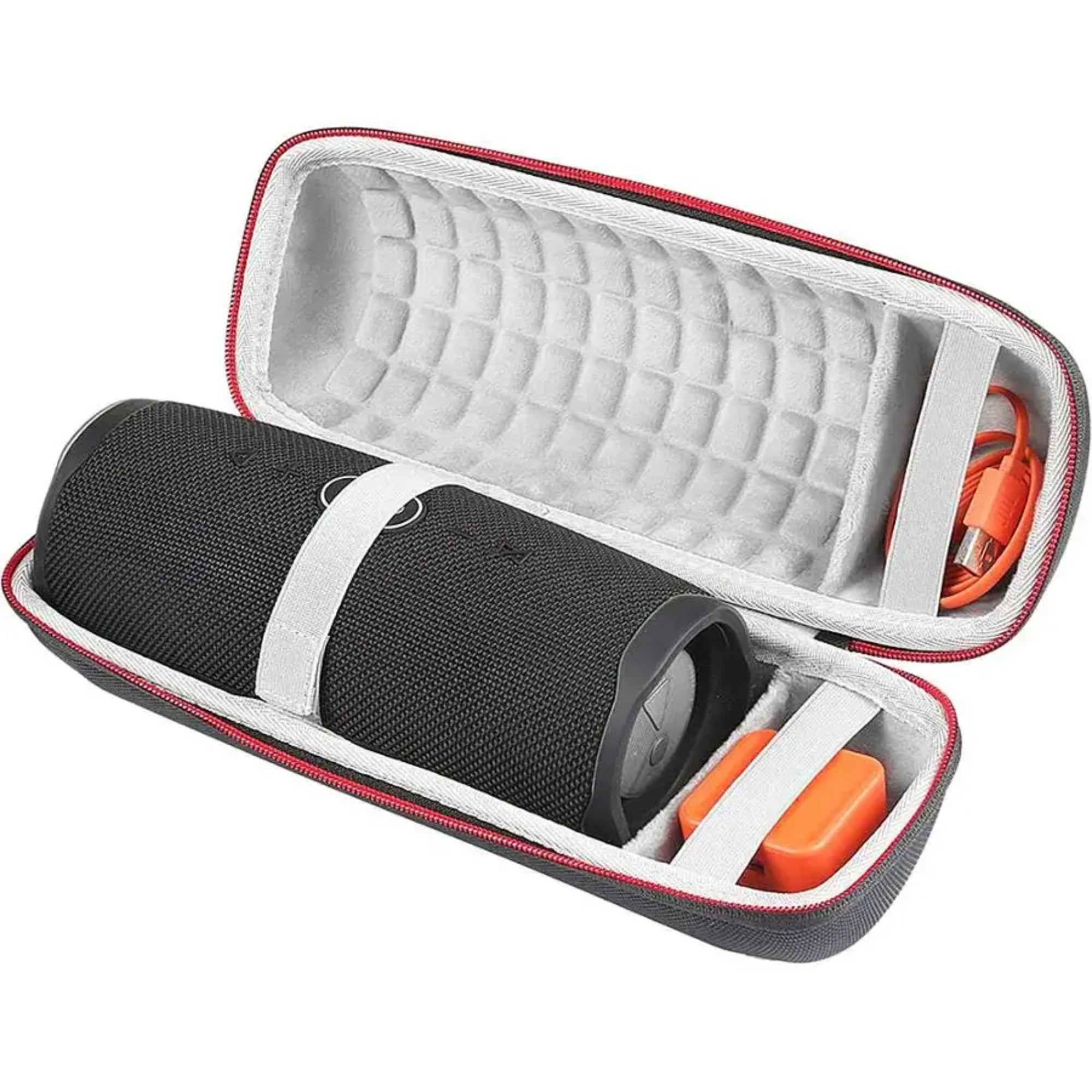 SAHARA - Carrying Case for JBL Charge 4, Charge 5, and Sony SRSXE200 Portable X-Series - Black