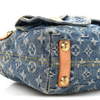 Monogram Denim Baggy PM Blue