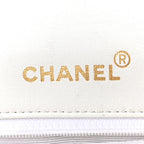 Lambskin Quilted Mini Flap Bag White