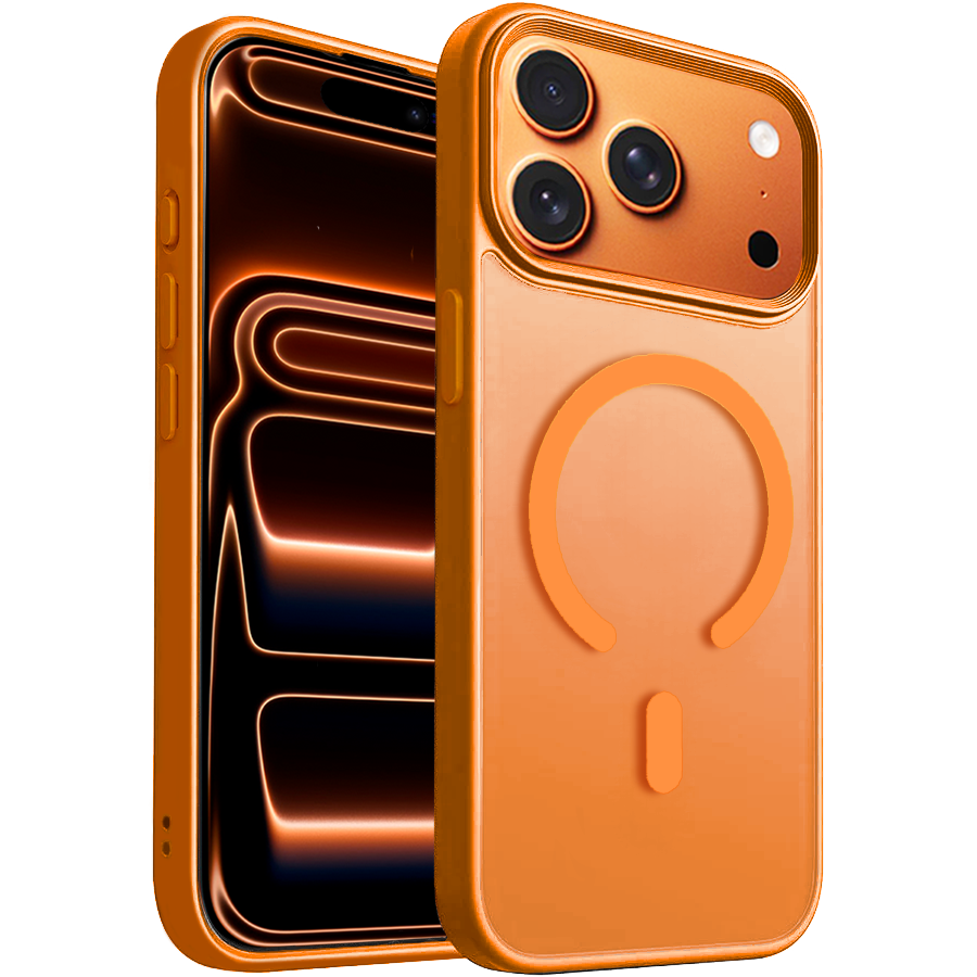 Entronix [Magnetic] Case Compatible with iPhone 17 Pro - Translucent Frosted Matte