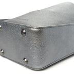 Metallic Calfskin XS Tool 2.0 North-South Tote Silver
