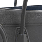 Baby Grained Calfskin Medium Phantom Luggage Kohl