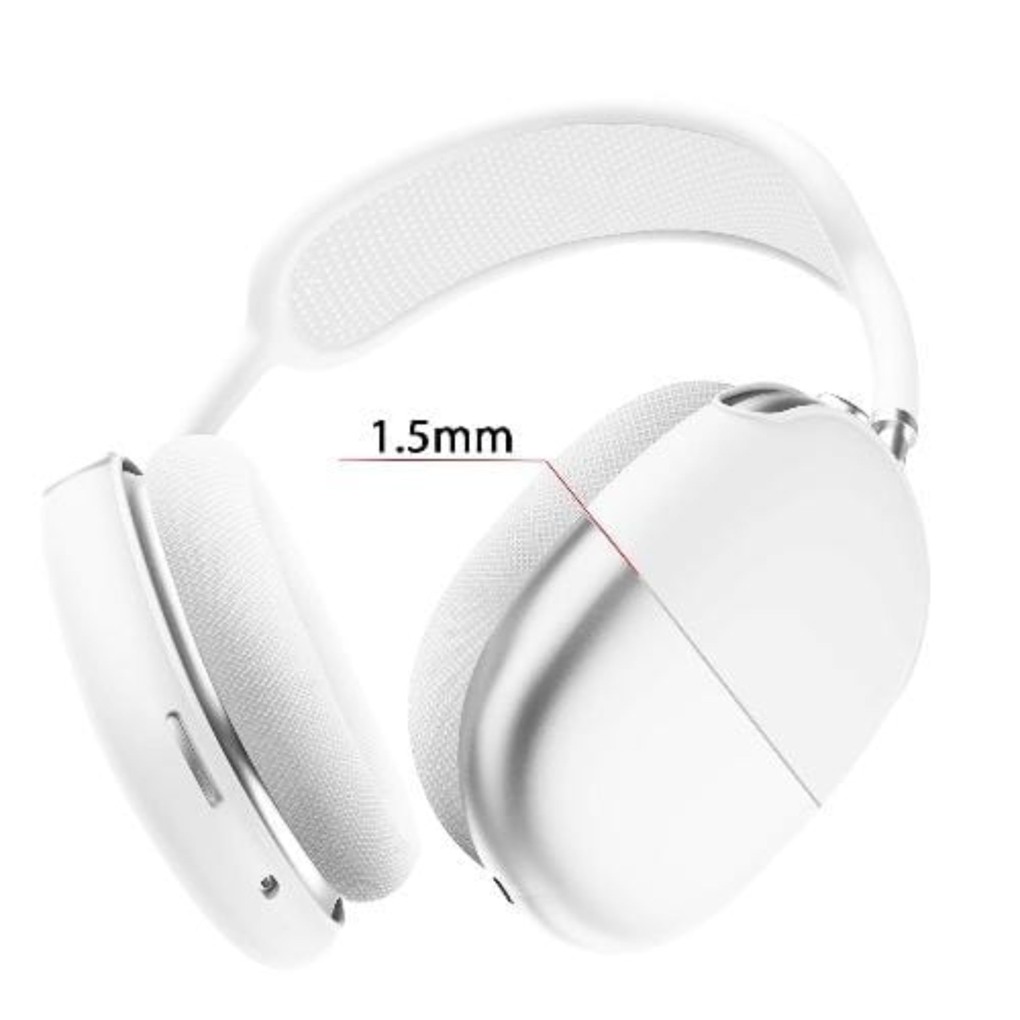 SAHARA - Liquid Silicone Cover Case for Apple AirPods Max - White