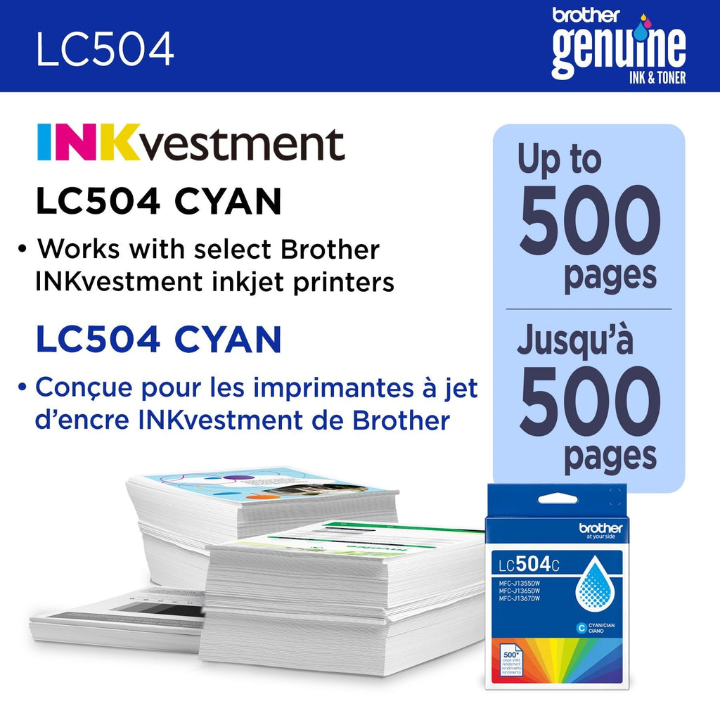 LC504C Standard Yield Cyan Ink