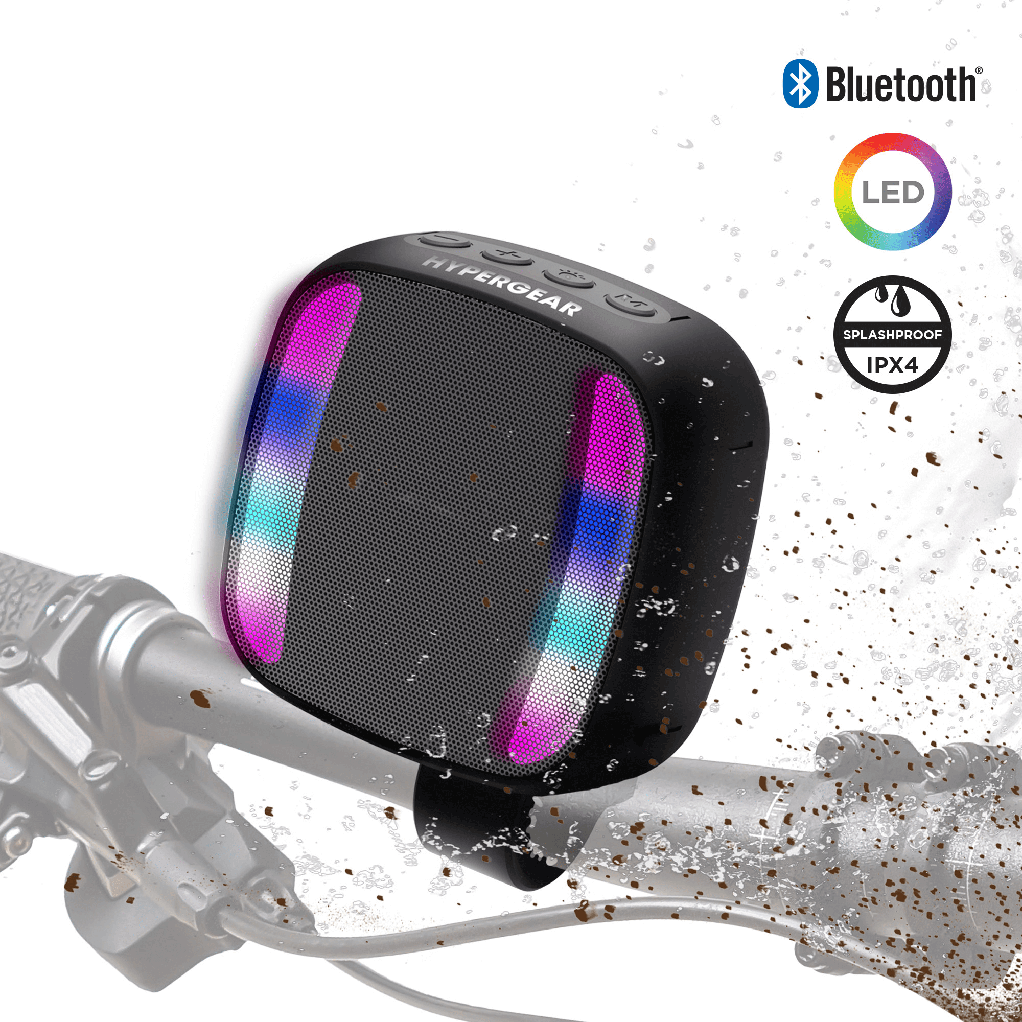 Spin Cycle LED Wireless Bike Speaker
