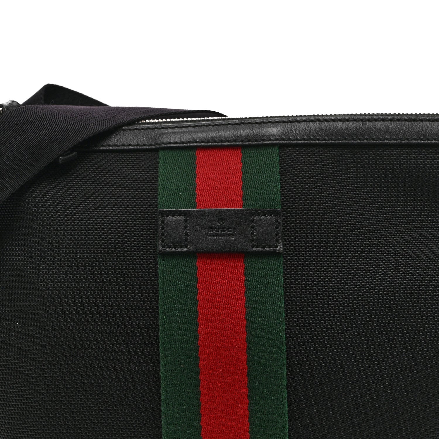 Techno Canvas Web Messenger Bag Black