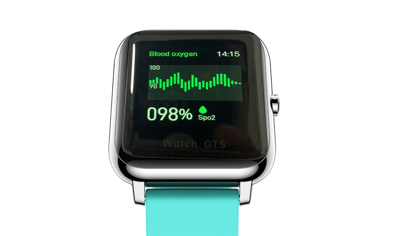 Smart Watch With Live Oximeter; Thermometer And Pulse Monitor With Activity Tracker - Pink