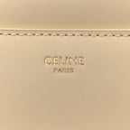Satinated Calfskin Small 16 Top Handle Bag Beige