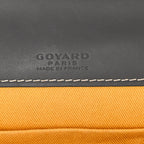 Goyardine Monte Carlo Bois Clutch With Strap Gray