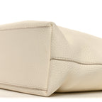 Grained Calfskin Medium Portfolio Tote Ivory