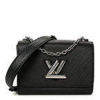 Epi Twist Shoulder Bag MM Black