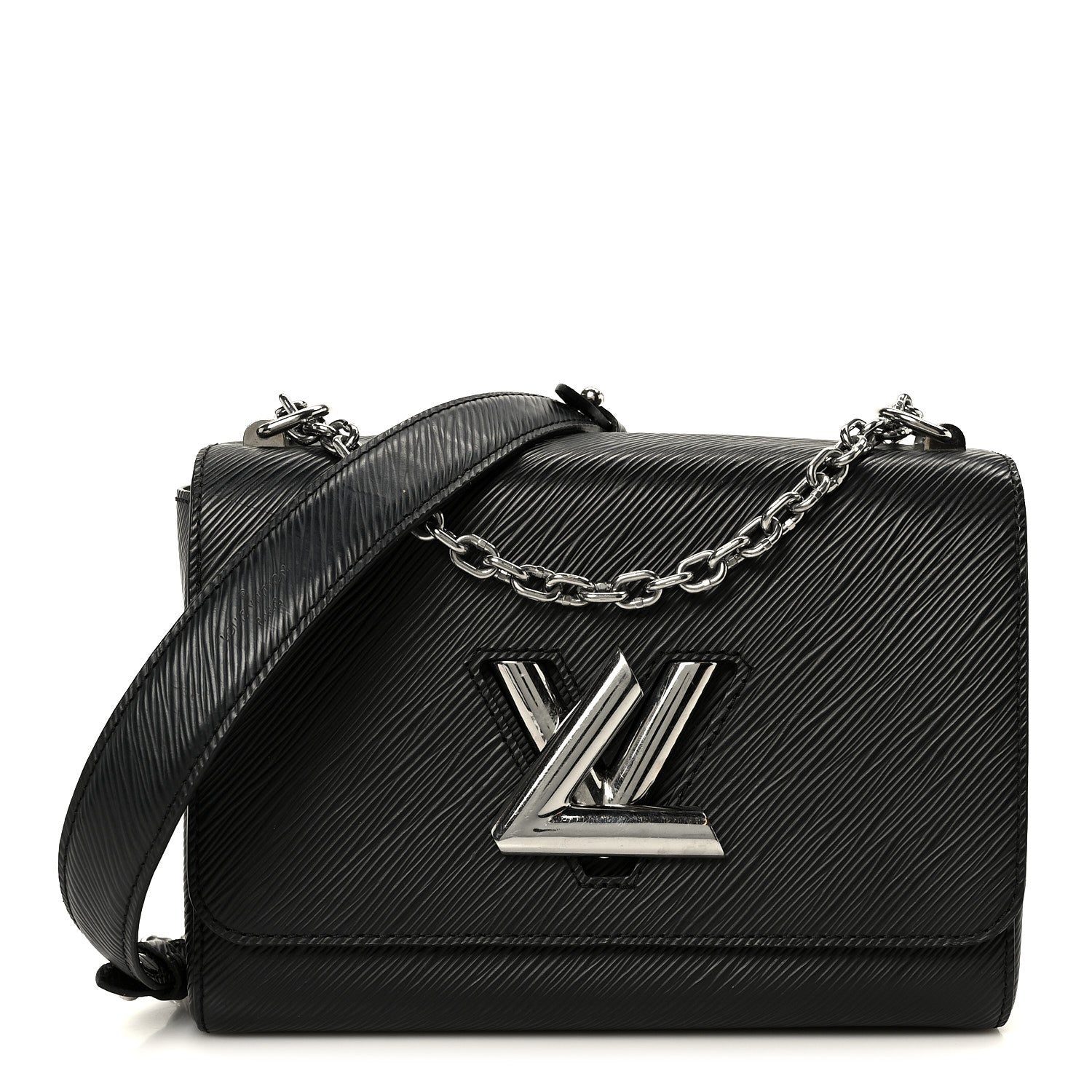 Epi Twist Shoulder Bag MM Black