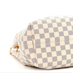 Damier Azur Graceful MM Rose Ballerine