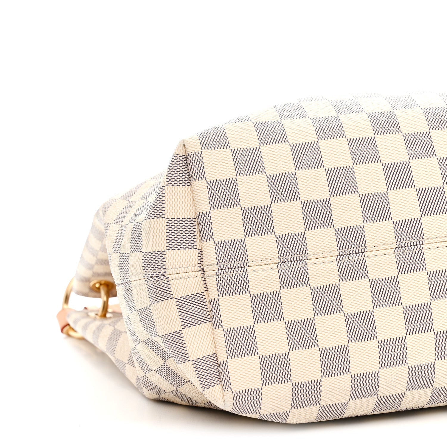 Damier Azur Graceful MM Rose Ballerine