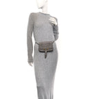 Calfskin Marcie Convertible Belt Bag Cashmere Grey