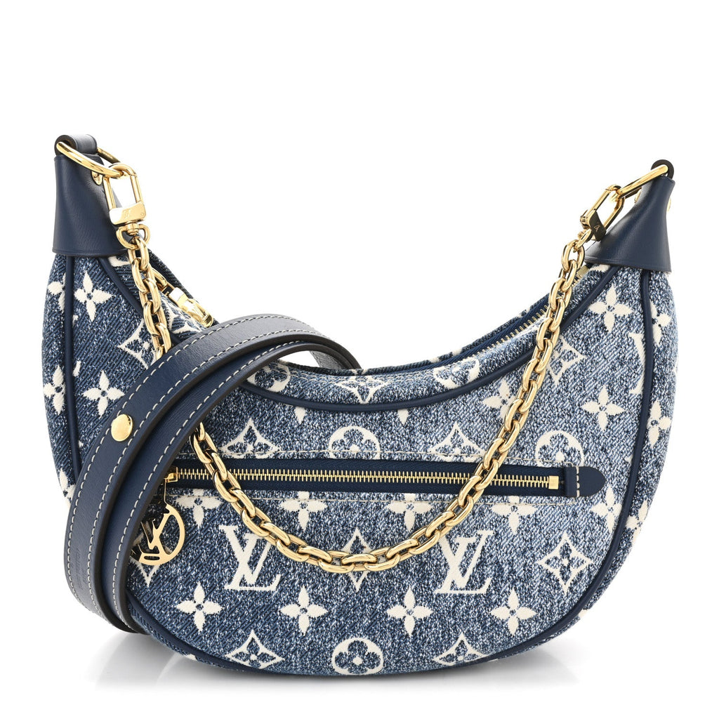 Monogram Jacquard Denim Loop Bleu