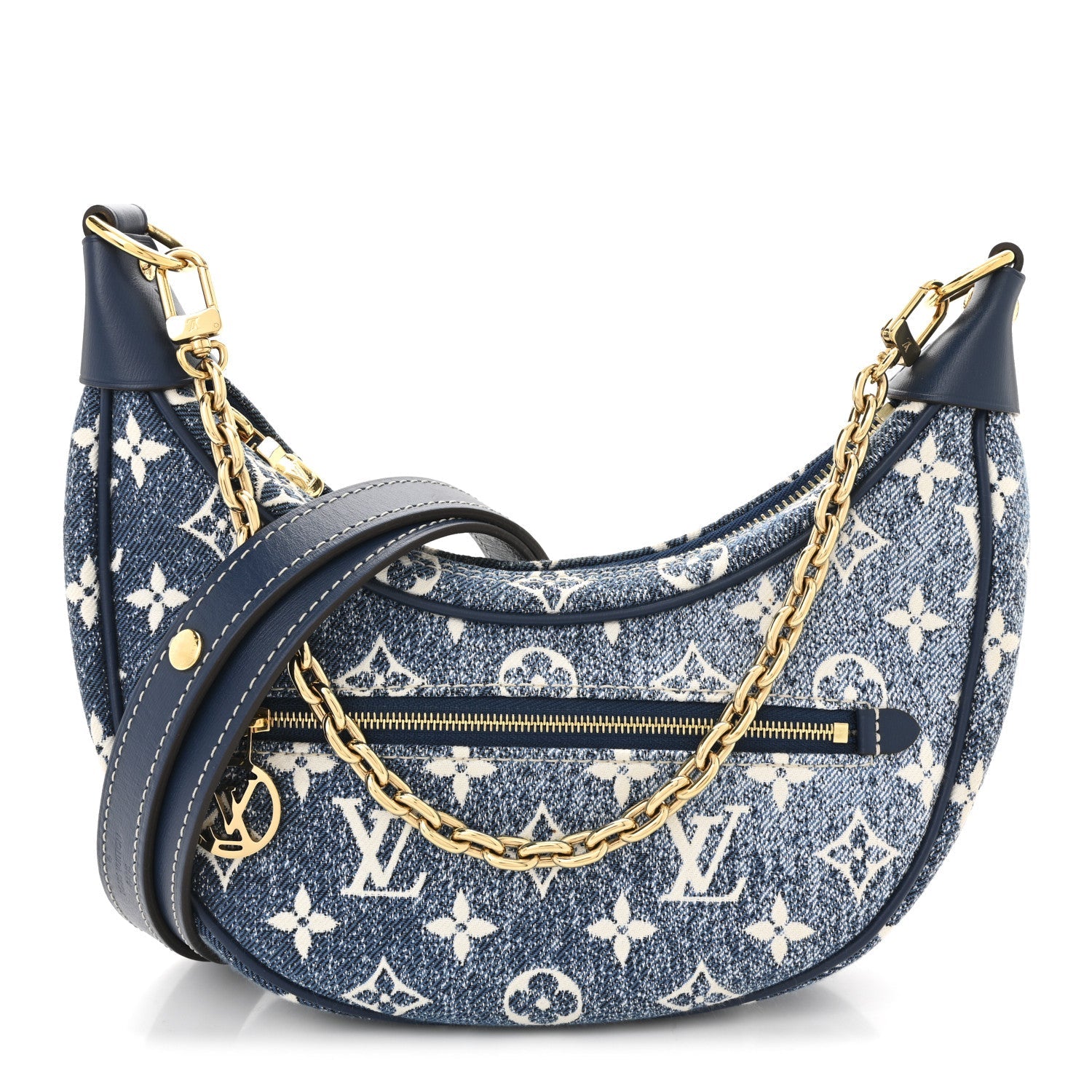 Monogram Jacquard Denim Loop Bleu