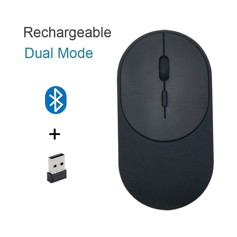 Bluetooth 5.1 2.4G Wireless  Mode Rechargeable Mouse Optical USB Gaming Computer Charing Mause New Arrival for Mac Ipad PC