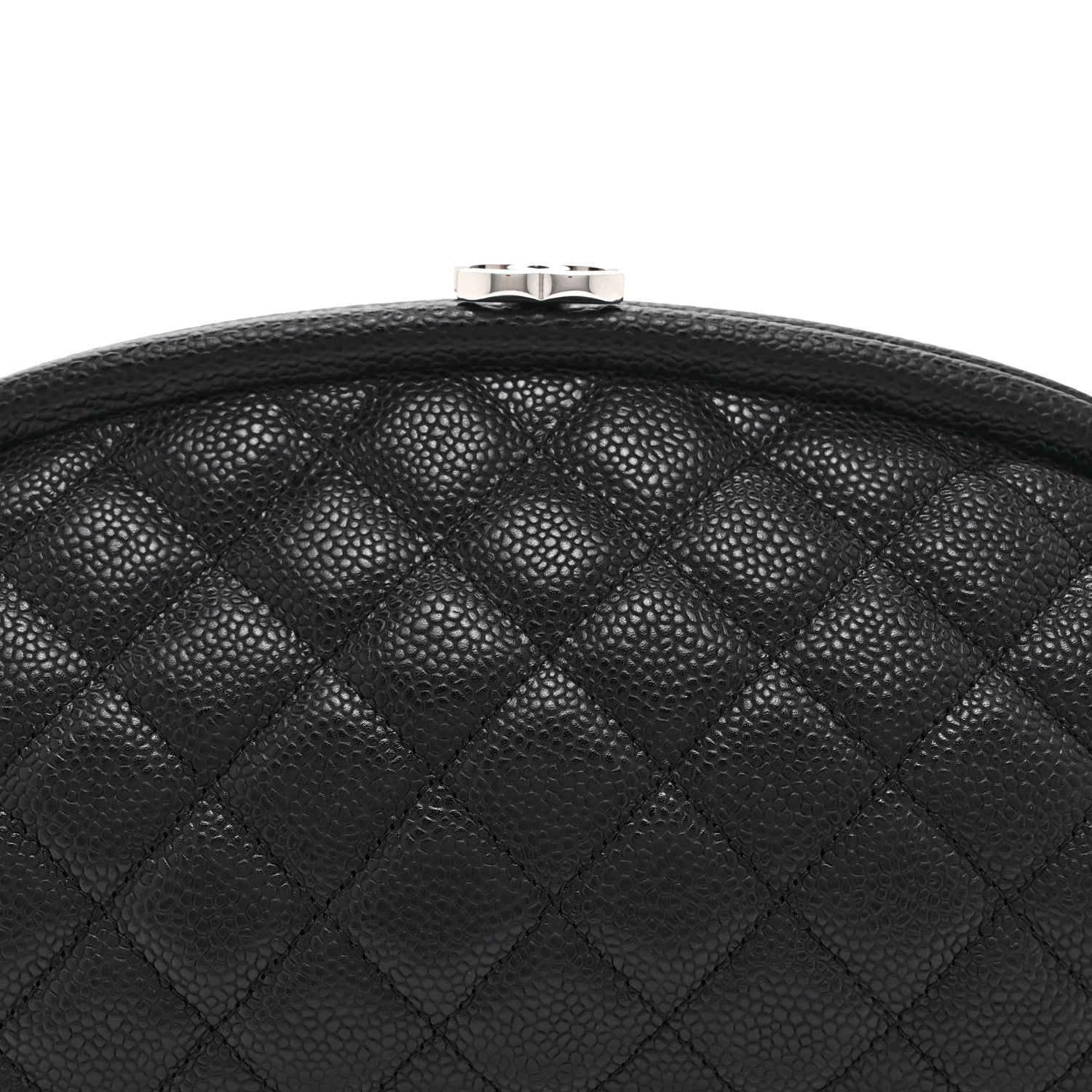 Caviar Quilted Timeless Clutch Black