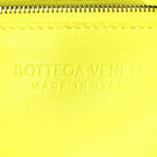 Lambskin Maxi Intrecciato Cassette Crossbody Bag Acid Kiwi