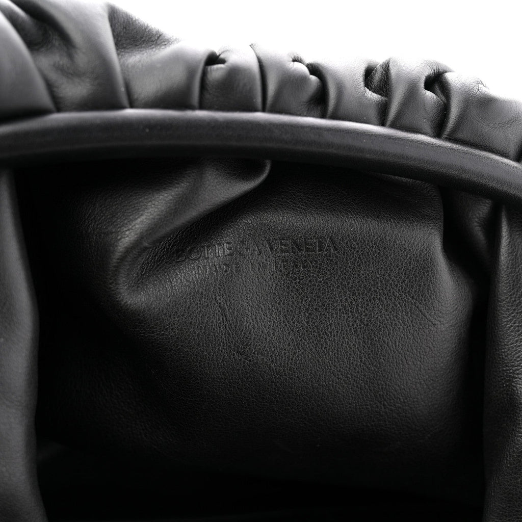 Smooth Butter Calf The Pouch Oversized Clutch Black
