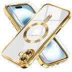Entronix Bundle Compatible with iPhone 16 - [Magnetic] Luxury Glossy Case & 1 Clear Screen Protector