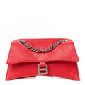 Arena Calfskin Small Crush Chain Bag Tomato Red