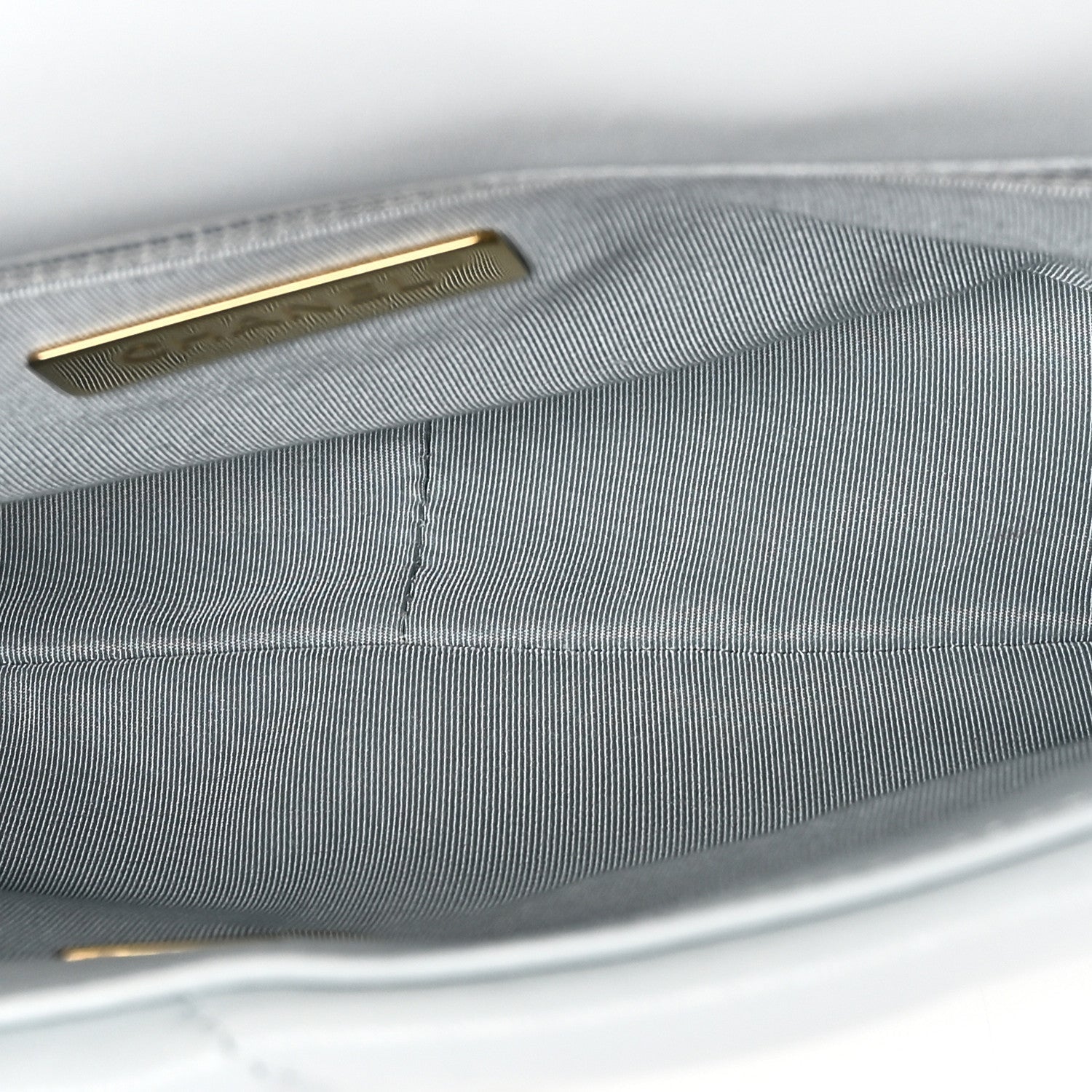 Lambskin Quilted Medium Chanel 19 Flap Light Blue